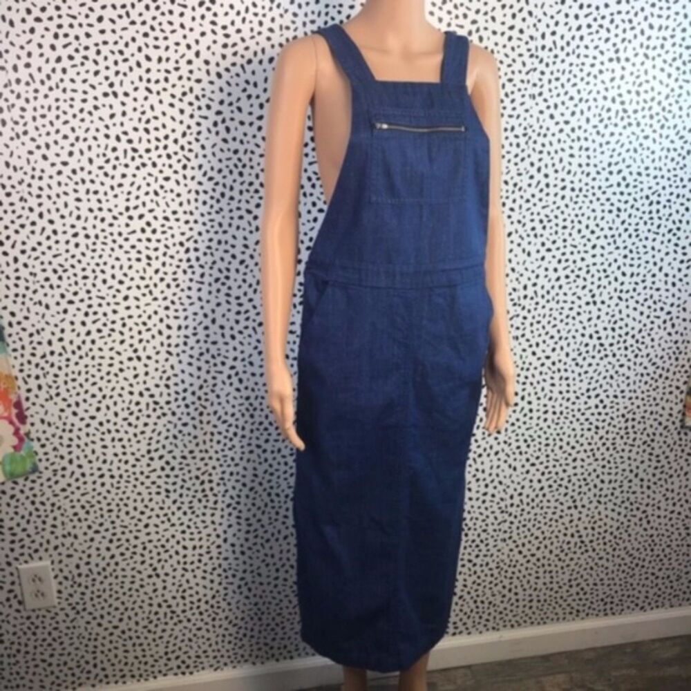 Zara Denim Overalls Long Dress Asia Limited Edition (NWT)
